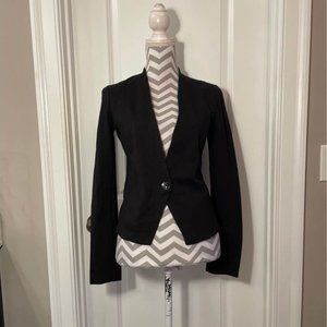 ARMANI EXCHANGE A|E Black Long Sleeve Blazer Jacket Size: Small